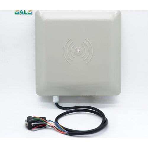 SR681 UHF RFID Reader 6m Long Range Outdoor IP67 8dbi Antenna RS232/RS485/Wiegand Output UHF Integrated Reader