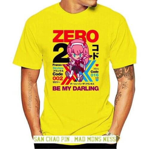 Custom Man Be My Darling! Darling In The Franxx Zero Two Tee Crazy Unique O-neck For Man T SHIRT