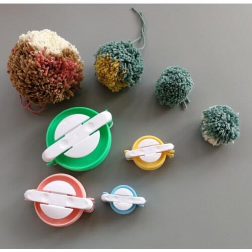 38/48/68/88mm Knitting Loom Pompon Maker Crochet Ball Decoration Tools Device ART diy sewing accessories