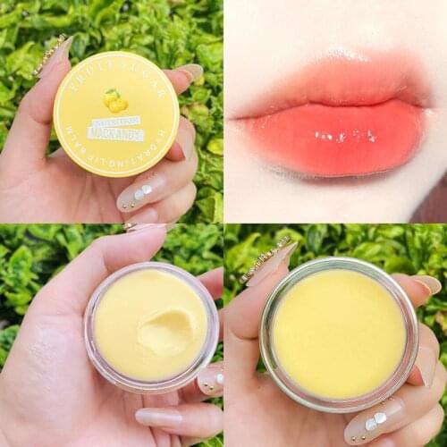 6g Lip Balm Natural Fruit Moisturizing Lip Mask Nourishing Anti-wrinkle Lip Care Anti-cracking Unisex Lip Mask Orange Lip Mask