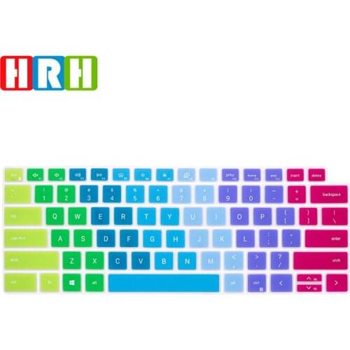 HRH English language Keyboard Covers Keypad Skin Protector Protective Film For Dell Ling Yue 14 5410