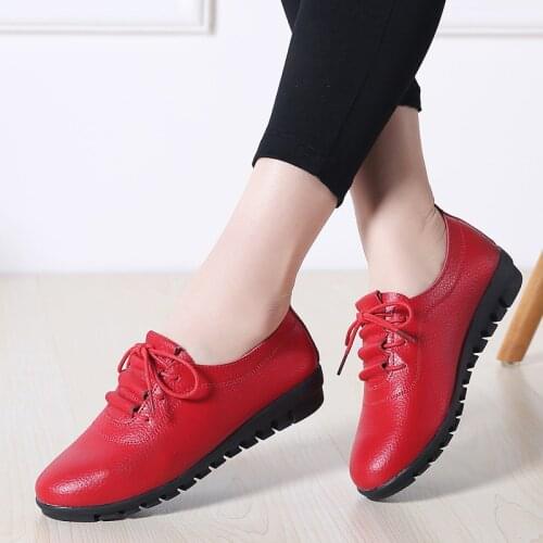 2021 Spring Women Tennis Shoes Tenis Mujer Gym Genuine Leather Loafers Sneakers Jogging Walking Breathable Ladies Trainers Cheap