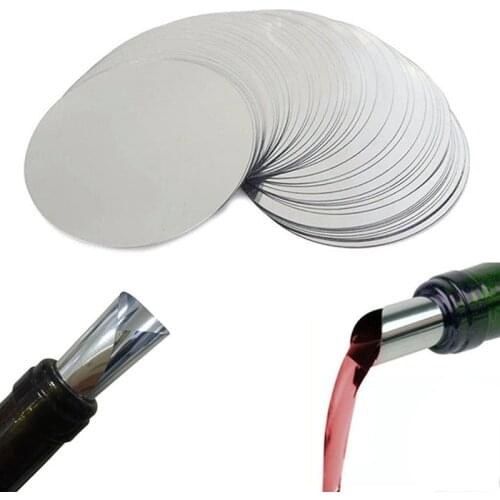 10/50pcs 3inch Silver Wine Pourer Disk Drip-proof Drop Drip Stop Pouring Pour Spout Wine Accessories For Reception And Party