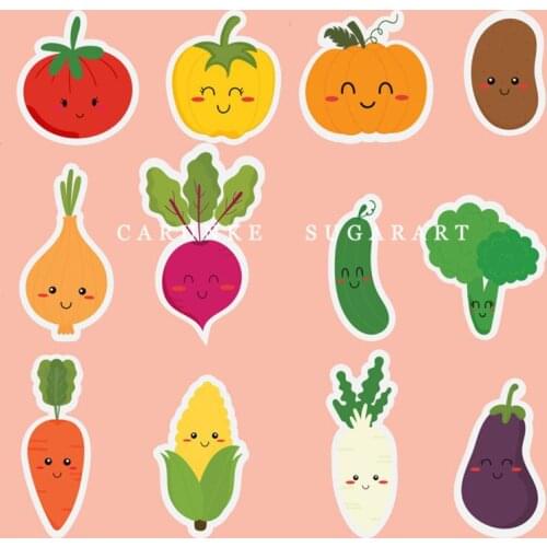 12 pcs Christmas vegetables Cookie Cutter Halloween pumpkin Stainless Steel Cutter Biscuit Mold gumpaste Cake Decorating tools