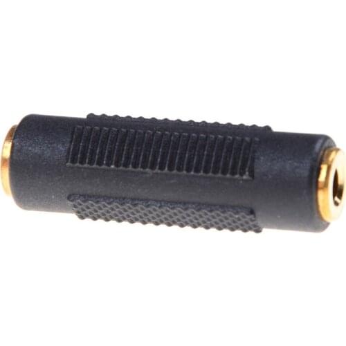 2Pcs Gold Plated 3.5 mm Female to 3.5mm Female Jack Stereo Coupler Adapter New Sale