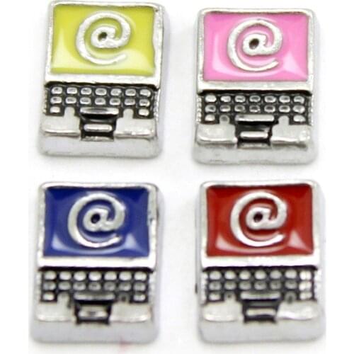 20Pcs/Lot Computer Alloy Floating Charms Hand-made DIY for Glass Lockets