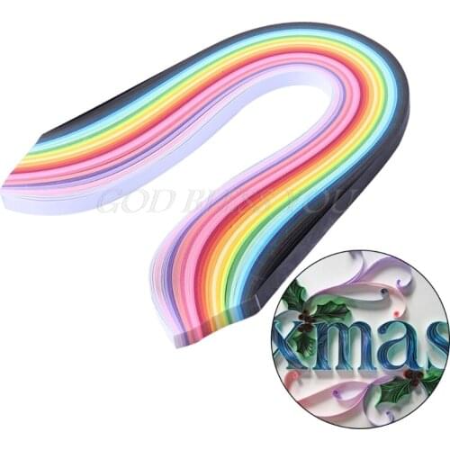 260Pcs Stripes Quilling Paper Mixed Color 3/5/7/10mm Width Origami DIY Craft Drop Shipping