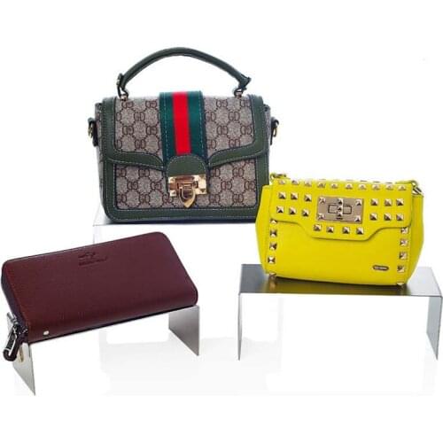 3Pcs/Set U Type Counter Window Hats Shoes Glasses Display Stand Cabinet Jewelry Storage Rack Steel Shelf Home Organizer