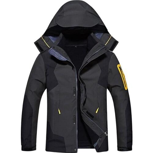 3 in 1 Hiking Jacket Outdoor Waterproof Softshell Raincoat Snowboard Clothing