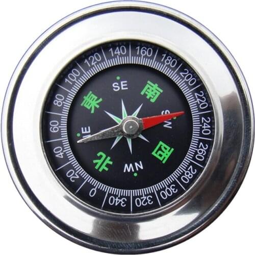 60mm Stainless Steel Chinese Compass Compass Outdoor Equipment Teaching Supplies Gifts
