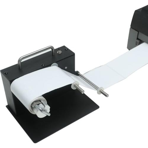 Automatic Label Rewinder, Barcode Label Two-way Rewinder, Self-adhesive Sticker Rewinding Machine AC 100-240V