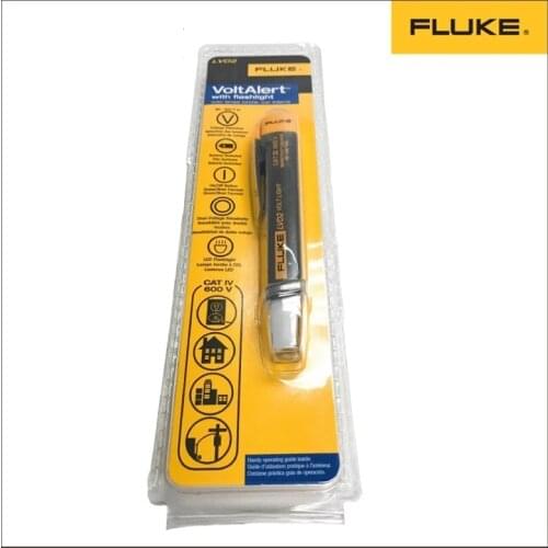 Free shipping Fluke LVD2 Non-Contact LED light Voltage Detect Tester 90-600V LVD2 LED flashlight non-contact AC voltage detector