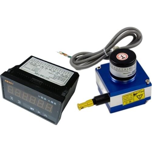 CESI-S1500 1500mm digital pulse output displacement sensor with HB961 Counter Display