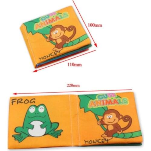 Baby Cloth Book Intelligence Development Educational Toy Soft Cloth Learning Cognize Books For 0-12 Months Kids Book