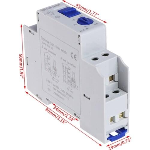 Durable 16A DIN Rail Staircase Electronic Relay Switch Time Timer Fr Corridor AF