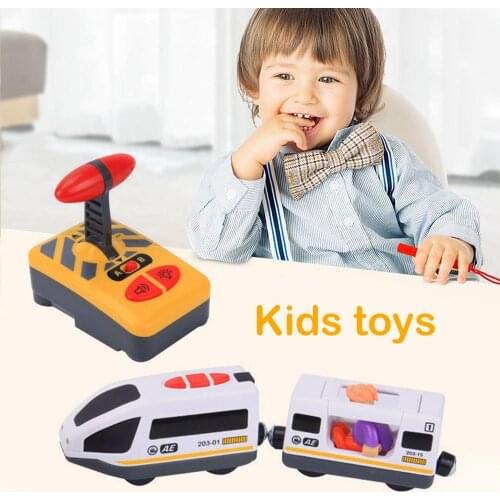Remote Control Electric Magnetic Train Toy Locomotive Plaything Toy Set for Kids Toddler Boys Christmas Gifts