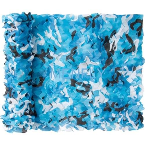 MENFLY Ocean Camouflage Net Without Mesh Beach Mobile House Decoration Covered Awning Seaside Shade Netting Improvement Network