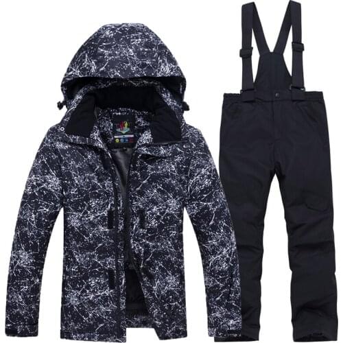 Skiing Suits Boys Snowboarding Sets Kids Snow jacket and pant Warm Windproof Waterproof Ski Outdoor Winter Clothes