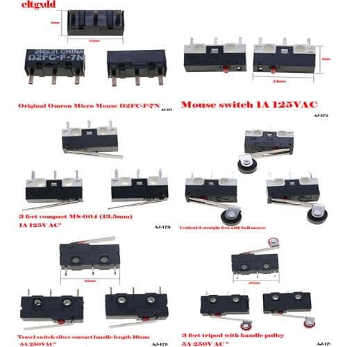 Mini mini limit switch terminal mini mouse 1A 125V 5A 250V AC pulley