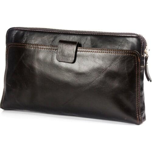 Male Bags Coin Purse Men Genuine Leather Wallet Male Genuine Leather Mens Wallets for Credit Card Holder Clutch