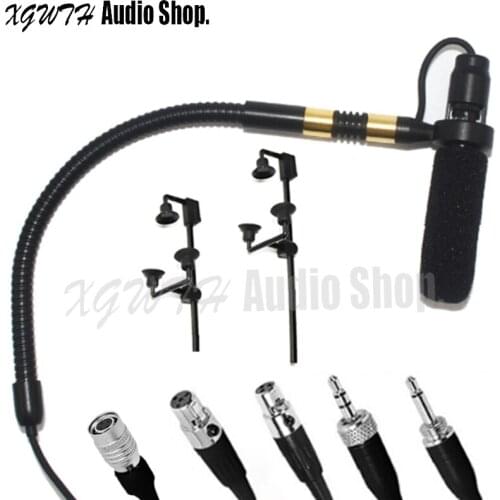 Musical Instrument Condenser Microphone for Saxophone Violin Orchestra Trumpet Gooseneck Stage Performance For Shure Audio Mic