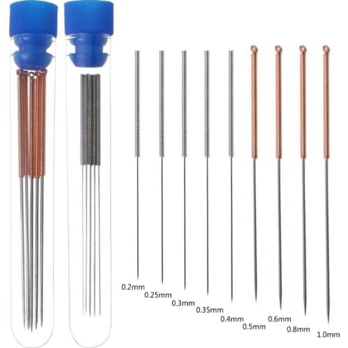 2021 New 5PCS 3D Printer Metal Nozzle Cleaning Needle Drill Bit 0.2mm-1mm for V6 Nozzles