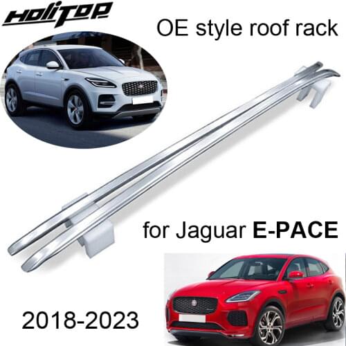 New arrival luggage bar roof rack roof bar for Jaguar E-PACE E pace, thicken aviation aluminum alloy,OE model.ISO9001 quality