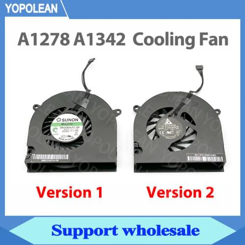 Original Laptop A1278 CPU Cooling Fan for MacBook Pro 13" A1278 A1342 Cooler Fan 2008 2009 2010 2011 2012 Year