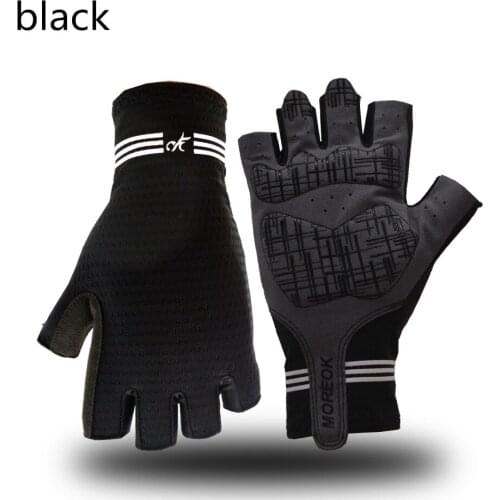 Anti Slip Gel Pad Cycling Gloves Half Finger Shockproof Cycling Gloves Breathable Outdoor Sports Men Women MTB Bikes Gloves