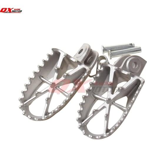 High Quality stainless steel foot rests foot pegs for Dirt Bike Pit Bike MX Motorcross