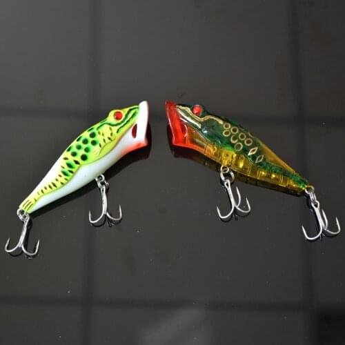 Popper Fishing Lures 83mm 12.5g Topwater Lureisca Artificial Fishing Lure Frog Swim Bait Tackle Equipment Articulos De Pesca