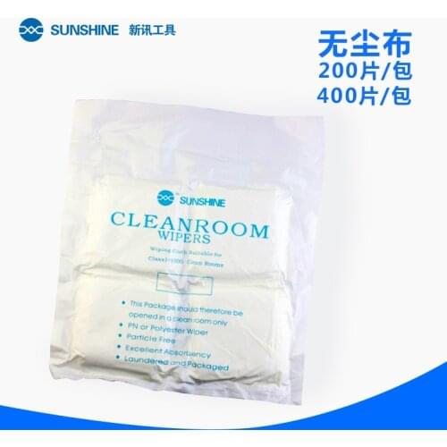 Sunshine Wiping Non Dust Cloth Clean For Mobile Phone Lcd Display Screen Cleaning Particle Free Wiping Cloth