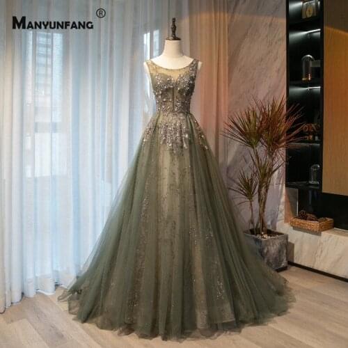 Vestido De Noiva 2021 New Arrival Sleeveless Crystal Court Train Bridal Gown Luxury O-Neck Lace Up Back A-Line Wedding Dress