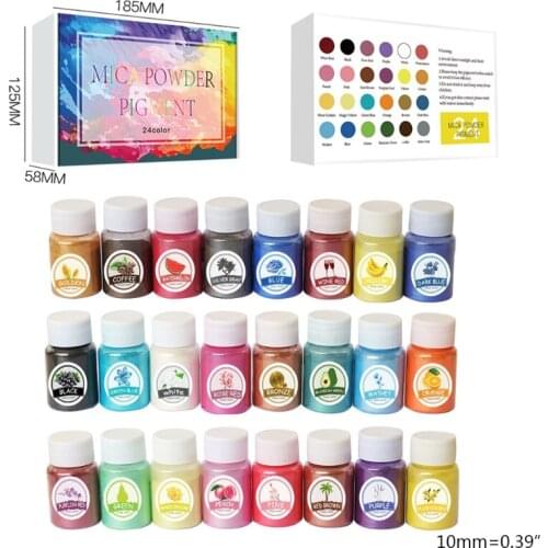 Pearl Mica Pigment Powder Suitable for Resin Arts and Crafts Projects Lip Gloss Nails Bath Bombs Slime for DIY Crafts
