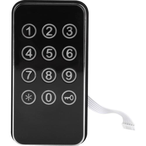 Rear Lock Body Password Security Coded Locks Digit Code Combination Cam Cabinet Lock For Tool Boxes Cabinets Drawers Mail Box