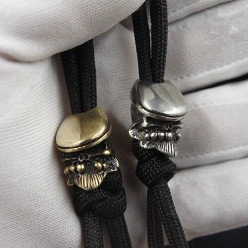 1PC Handmade Irish Boxer Knife EDC Umbrella Rope Flashlight DIY Pendant Flashlight Keychain Lanyards Beads Accessories Tools