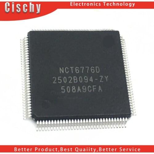 2PCS 100% New NCT6776D QFP-128 Chipset