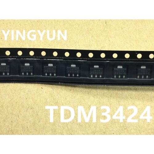 20pcs/lot TDM3424 3424 SOT89 N - channel enhanced MOSFET chip New original