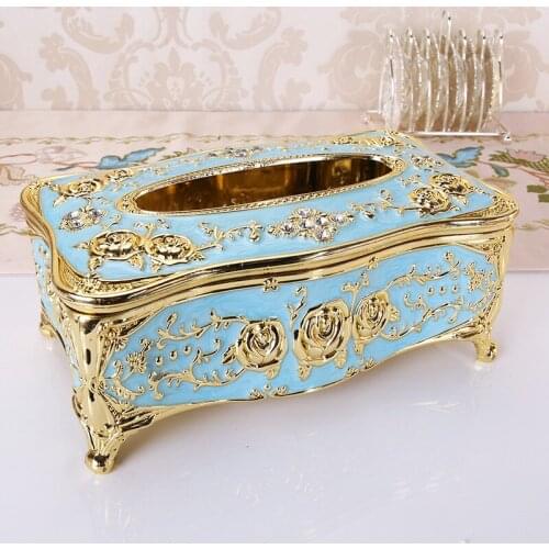 Acryl Tissue Box Luxury Europe Universal Paper Rack Office Table Accessories KTV Hotel Car seat type Acrylic tissue Case Holder