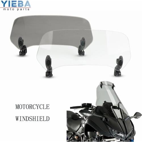 Motorcycle accessories Rising Adjustable Windscreen Windshield Extend Air Deflector For YAMAHA FJR1200 FJR1300 FJR 1200 1300