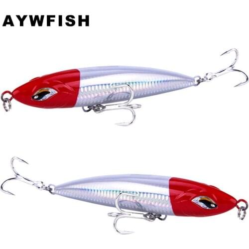 AYWFISH Pencil Lure 160mm 58g Big Game Fishing Topwater Tuna Buster Tackle For Saltwater And Freshwater Plastic Hard Bait