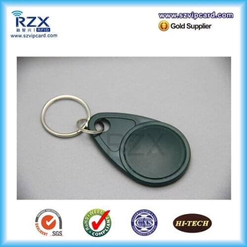 Free shipping 100PCS MIFARE Classic 1K chip 13.56Mhz rfid tag smart key fob