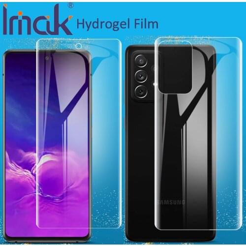 Imak Hydrogel Film For Samsung Galaxy A52 A72 Rear Front Back Soft Clear Screen Guard Protective oleophobic