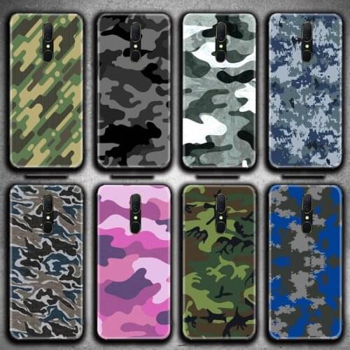 Camouflage Pattern Camo military Army Phone Case For Oppo A5 A9 2020 Reno2 z Renoace 3pro A73S A71 F11