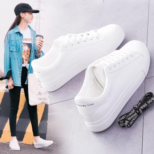 White Sneakers Women Canvas Shoes Women Fashion Vulcanize Shoes Summer Casual Zapatillas Mujer Plus Size 35-40