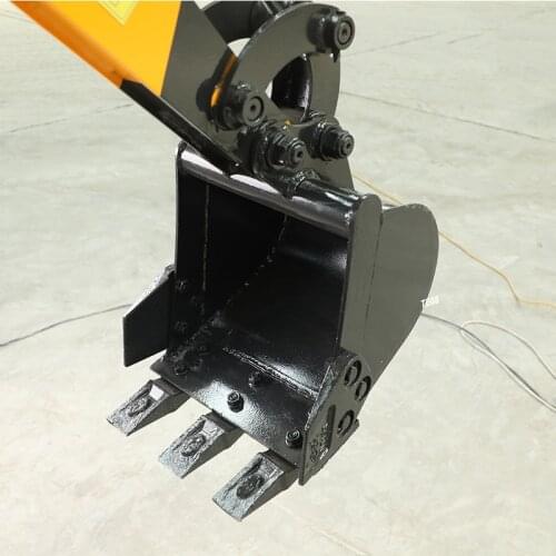 Mini Excavator 7 Types Attachment Bucket Rake Bagger Breaking Hammer Auger Quick Coupler Log Grapple Small Digging Machine