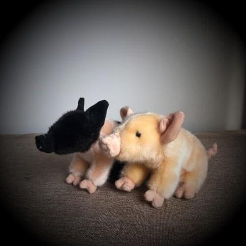 Original Cute Pig Baby Simulative Wild Animal Soft Stuffed Plush Toy Doll Birthday Gift Children Baby Gift