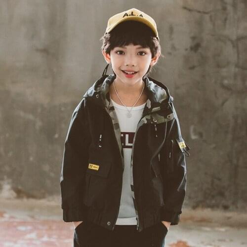 Soft Spring Autumn Coat Outerwear Top Children Clothes Kids Costume Teenage Gift Plus Size Boy Clothing High Quality
