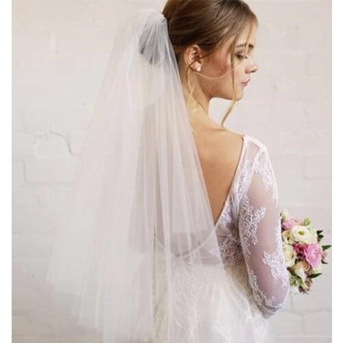 Poemssongs Wedding Short Veils
