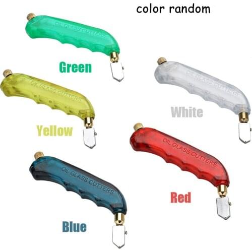 Handheld Glass Knife Roller Ceramic Tile Cutting Pistol Grip Oil Glass Cutter 15mm High Efficiency Woodworking Tool Knives